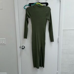 Aritzia turtle neck sweat dress